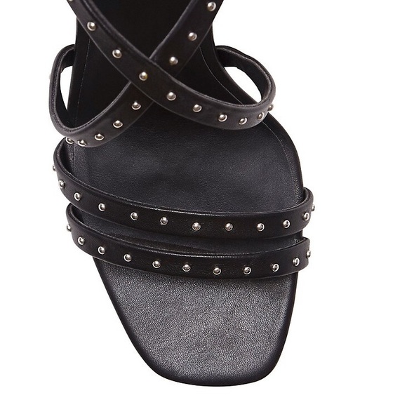 Rebecca Minkoff Adeleine Block-Heeled Leather Sandals - Picture 4 of 8